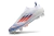 Chuteira Adidas F50 X Laceless Campo SG - Branco/Azul/Laranja - Marca Esportiva - Loja Especializada em Chuteiras 
