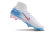 Chuteira Nike Air Zoom Mercurial Superfly 10 Elite Campo - Branco/Rosa/Azul - Marca Esportiva - Loja Especializada em Chuteiras 