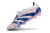Chuteira Adidas Predstrike Elite Campo - Branco/Azul/Rosa - Marca Esportiva - Loja Especializada em Chuteiras 