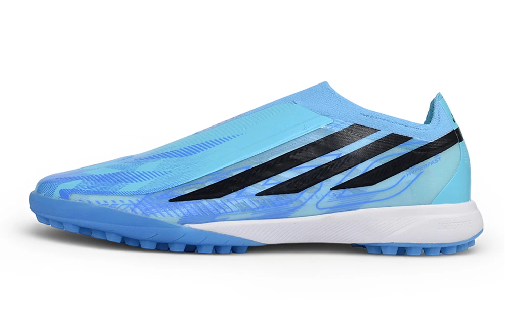 Adidas F50 Hyperfast Laceless TF Azul 1e9p3 — chuteira Society