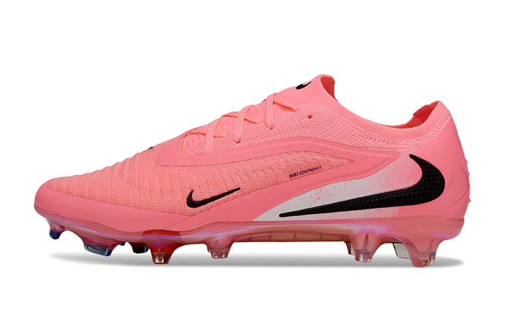 Chuteira Campo NIKE Phantom 6 Elite FG Rosa/Preto - Controle e Agilida