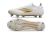 Chuteira Adidas F50 X Laceless Campo SG - Branco/Dourado - loja online