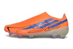 Chuteira Adidas F50 Hyperfast Laceless FG - Laranja