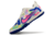Chuteira Nike Mercurial Vapor 15 Pro Society - Branco/Azul/Verde/Rosa - Marca Esportiva - Loja Especializada em Chuteiras 