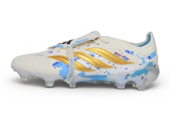 Chuteira Adidas Predator Tongue 26 Elite FG - Branca