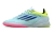 Chuteira Adidas X F50 Futsal - Azul claro/Rosa/Rosa