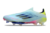 Chuteira Adidas F50 Elite Campo - Azul claro/Rosa/Verde