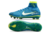 Chuteira Nike Mercurial Superfly 5 Elite Campo - Azul/Verde/Branco - loja online
