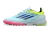 Chuteira Adidas X F50 Elite Society - Azul Claro/Rosa/Verde