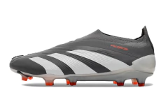 Chuteira Adidas Predstrike Elite Laceless Campo - Cinza/Branco