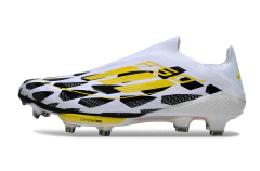 Chuteira Adidas F50+ Elite Campo - Branco/Preto/Dourado