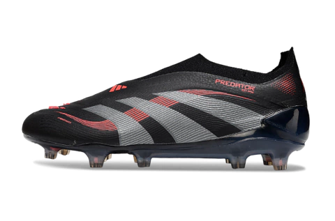 Chuteira Adidas Predator Elite 25 Laceless Campo Stealth Victory