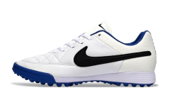 Chuteira Nike Tiempo 4 Society - Branco/Azul/Preto - comprar online