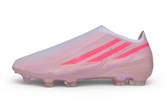 Chuteira Adidas F50 Hyperfast Laceless FG - Rosa