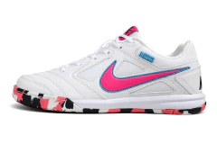 Chuteira Nike SB Gato Futsal - Branco/Rosa
