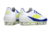 Chuteira Adidas F50 X Campo SG - Branco/Azul/Verde - Marca Esportiva - Loja Especializada em Chuteiras 
