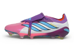 Chuteira Adidas Predator Tongue 26 Elite FG - Rosa
