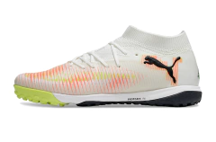 Chuteira Puma Future 8 Match Society - Branco/Laranja - comprar online