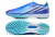 Chuteira Adidas F50 Hyperfast Laceless TF - Azul/Roxo - Marca Esportiva - Loja Especializada em Chuteiras 