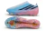 Chuteira Adidas F50 Hyperfast Laceless FG - Azul/Rosa - loja online
