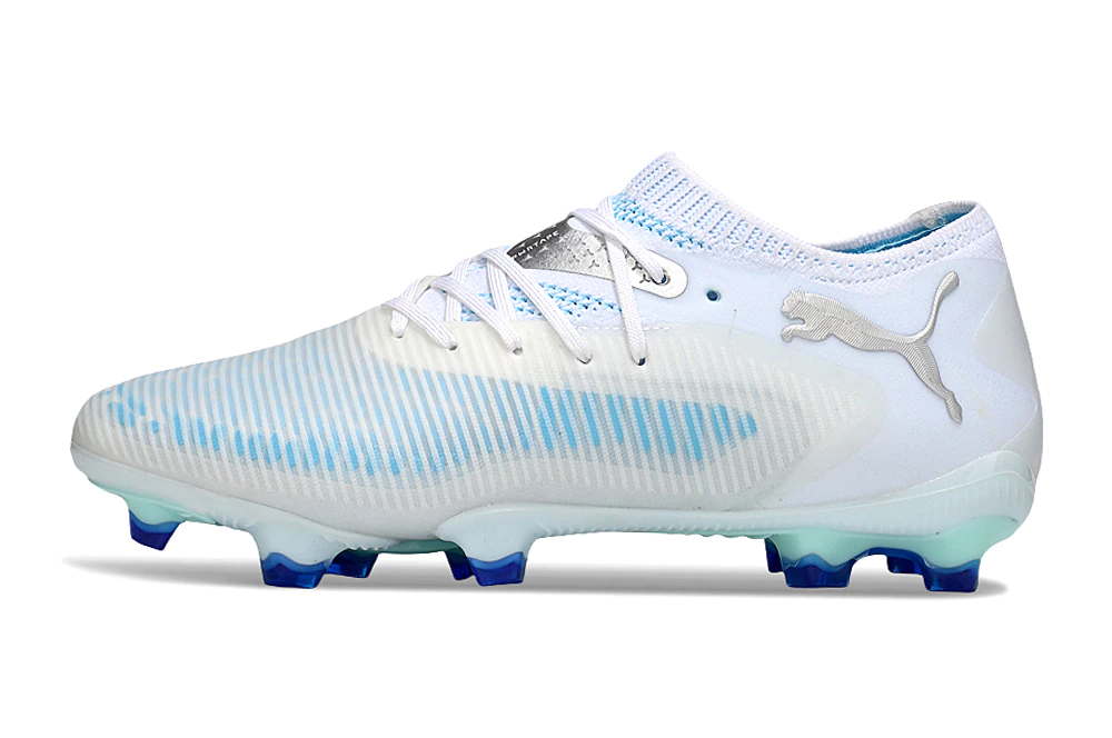 Chuteira Puma Future 8 Ultimate Low Campo FG - Azul