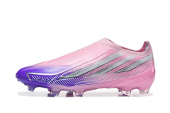 Chuteira Adidas F50 Hyperfast Laceless FG - Rosa