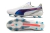 Chuteira Puma King Ultimate X FG - Branco/Azul/Laranja - loja online