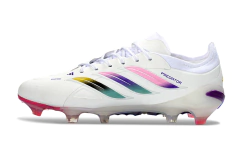 Chuteira Adidas Predator Elite 26 Campo FG - Branco/Rosa - comprar online
