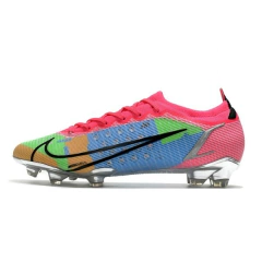 Chuteira Nike Mercurial Vapor 14 Elite Campo FG - Rosa/Azul