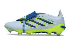 Chuteira Adidas Predator Tongue 26 Elite FG -Azul/Verde - comprar online