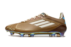 Chuteira Adidas F50 X Campo - Marrom/Branco