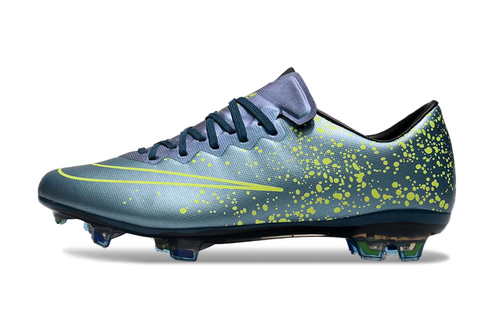 Chuteira Nike Mercurial Vapor 10 FG - Azul e Verde