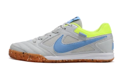 Chuteira Nike SB Gato Futsal - Cinza/Azul