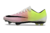 Chuteira Nike Mercurial Vapor 10 FG - Branco/Amarelo/Vermelho