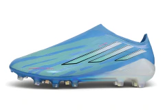 Chuteira Adidas F50 Hyperfast Laceless FG - Azul