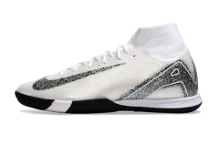 Chuteira Nike Mercurial Superfly 10 Elite Futsal IC - Branco/Preto