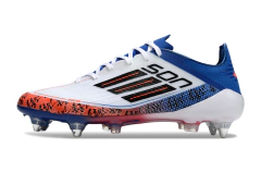 Chuteira Adidas F50 X Campo SG - Branco/Azul/Laranja - comprar online