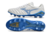 Chuteira Mizuno Morelia Neo 4 Campo - Branco/Azul - loja online