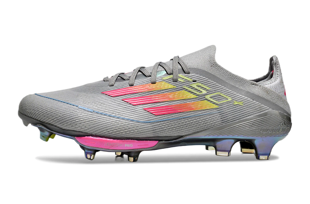 Chuteira Adidas F50.1 Elite Campo - Cinza/Rosa
