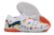 Chuteira Puma Future Match Society TF - Branco/Laranja - loja online