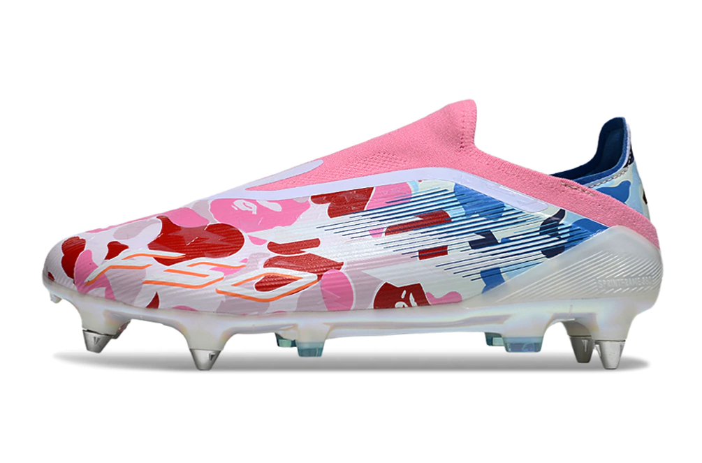 Chuteira Adidas F50 X Laceless SG Rosa - Performance e Estilo