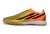 Chuteira Adidas F50 Hyperfast Laceless TF - Laranja/Dourda
