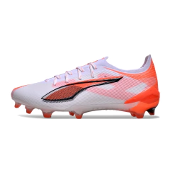 Chuteira Puma Ultra 5 Campo FG - Branco/Laranja - comprar online