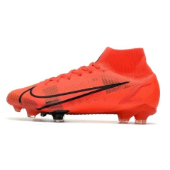 Chuteira Nike Mercurial Superfly 8 Elite Campo FG - Vermelho