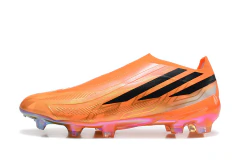 Chuteira Adidas F50 Hyperfast Laceless FG - Laranja
