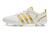 Chuteira Adidas Adipure Campo FG - Branco/Dourado