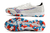 Chuteira Mizuno Alpha Made in Japan Society - Branco/Roxo - Marca Esportiva - Loja Especializada em Chuteiras 