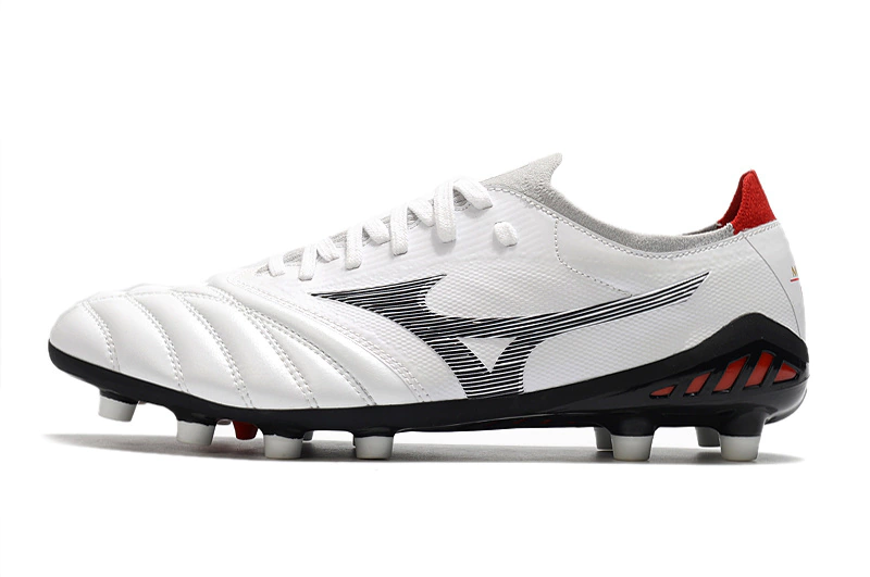 シューズ Mizuno Morelia NEO3 Chuteira Mizuno Morelia Neo 3 Campo FG - Branco/Preto/Vermelho