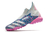 Chuteira Adidas Predator Freak+ Society - Cinza/Rosa/Azul - Marca Esportiva - Loja Especializada em Chuteiras 