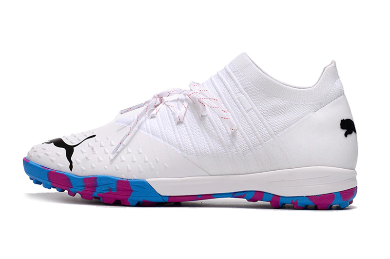 Chuteira Puma Future Z 1.4 Pro Cage Society - Branco/Colors